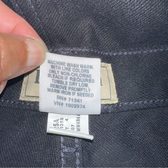 L.L. Bean Jeans Mens 40x36 Black Double L Classic Fit Straight Office Cowboy Y2K - Picture 6 of 10